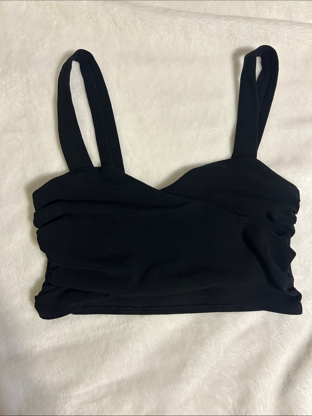 ❤️Zara Black Cropped Bralette Tank Top